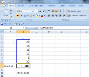 fórmulas de Excel más básicas