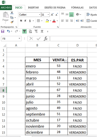 Como filtrar en Excel por números
