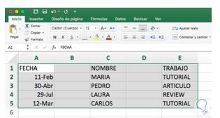 Cómo eliminar una columna en Excel2