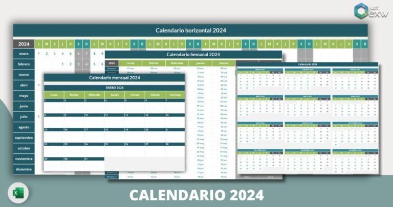 Calendario 2024 en Excel