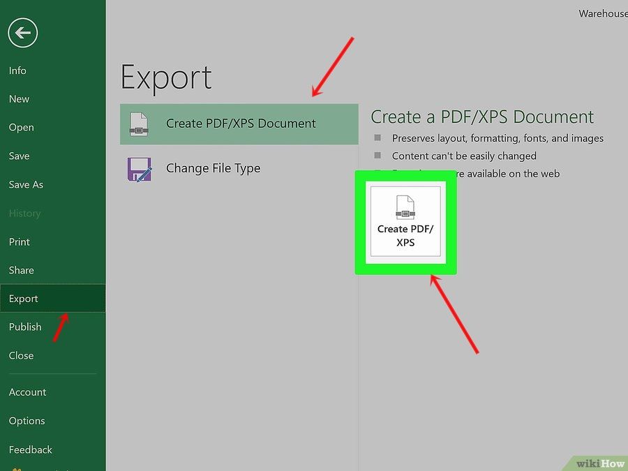 Cómo convertir una hoja de Excel a PDF - EXW