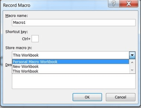 Cómo crear libro macros personal en Excel