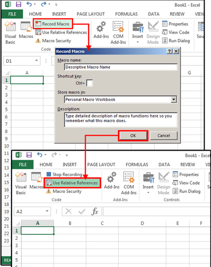 Cómo hacer macros Excel