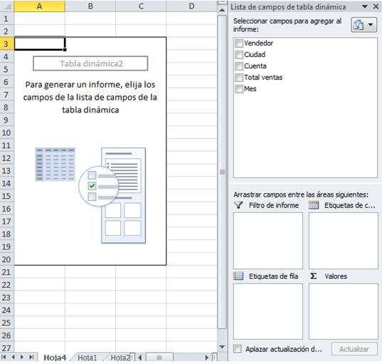 Ejercicios Excel tablas dinámicas datos