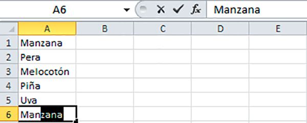 Rellenar automáticamente las casillas de Excel