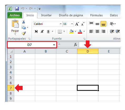 Cuántas columnas y filas tiene Excel