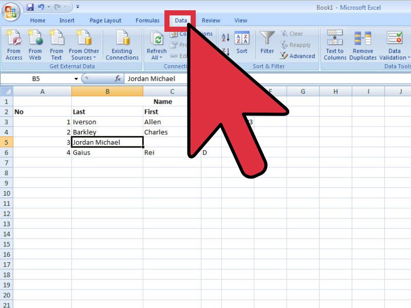 pasos dividir columnas Excel