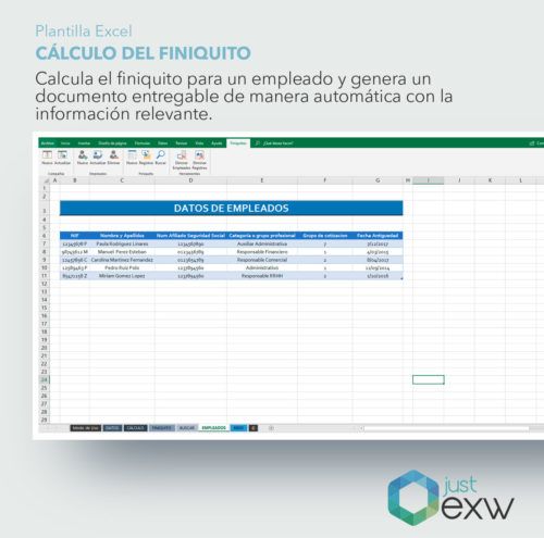 Calculadora de finiquito en Excel