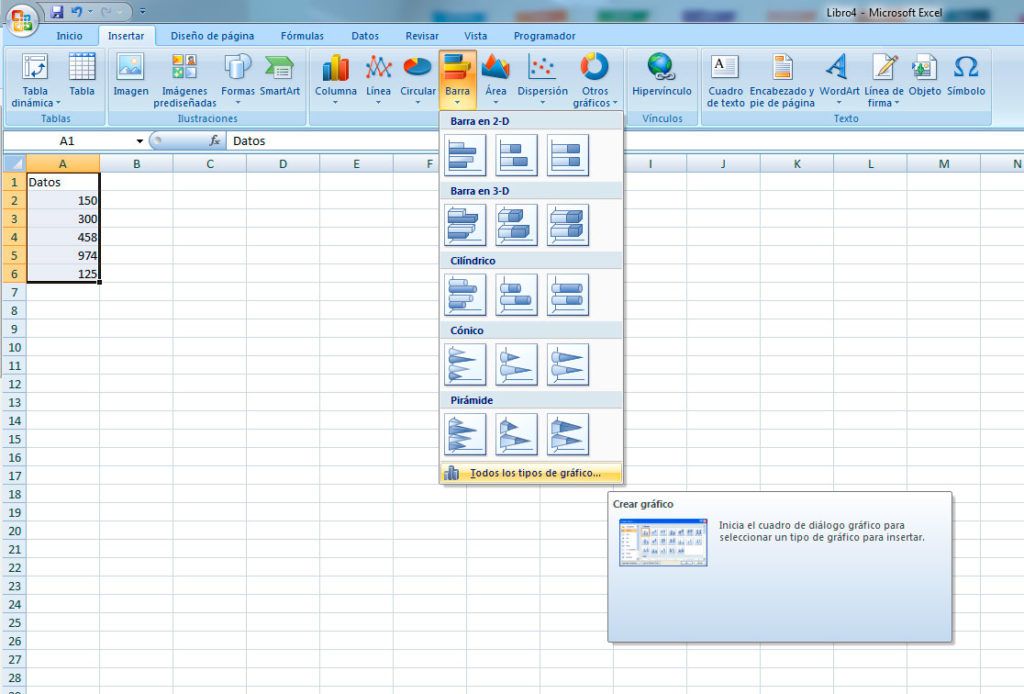 Cómo hacer un gráfico de barras apiladas en Excel