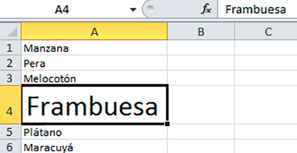 Ampliar casillas de Excel con macros