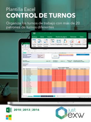 Plantilla Premium Control De Turnos De Trabajo Justexw