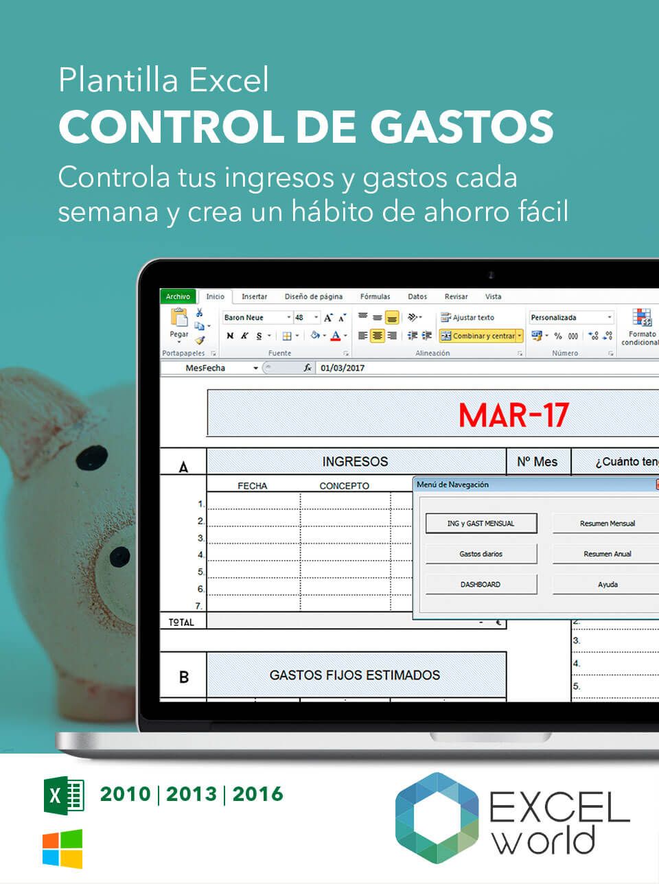 plantilla excelworld control de gastos 1