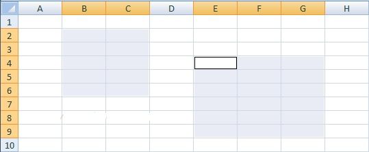 Qué es rango adyacente Excel