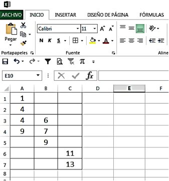 rangos en Excel